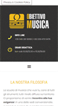 Mobile Screenshot of obiettivomusica.it